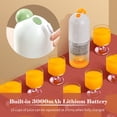 thumbnail image 3 of 180mL Portable Juicer Compact Slow Juicer USB Masticating Juicer for Fruit Vegetable Juicer Extractor Press Juicer Portable Small Juicer for Outdoor Travel Office Home Baby Food, 3 of 8