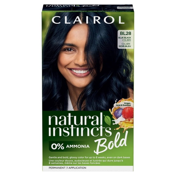 Clairol Natural Instincts Bold Permanent Hair Dye with 0% ammonia