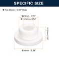 thumbnail image 3 of Unique Bargains 6 Pcs White Plug Holes, T23 Rubber Button Plug for 22mm/0.87' Hole, 3 of 6