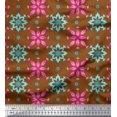 thumbnail image 1 of Soimoi polyester Crepe Fabric Artistic Floral Print Sewing Fabric Yard 42 Inch Wide, 1 of 3