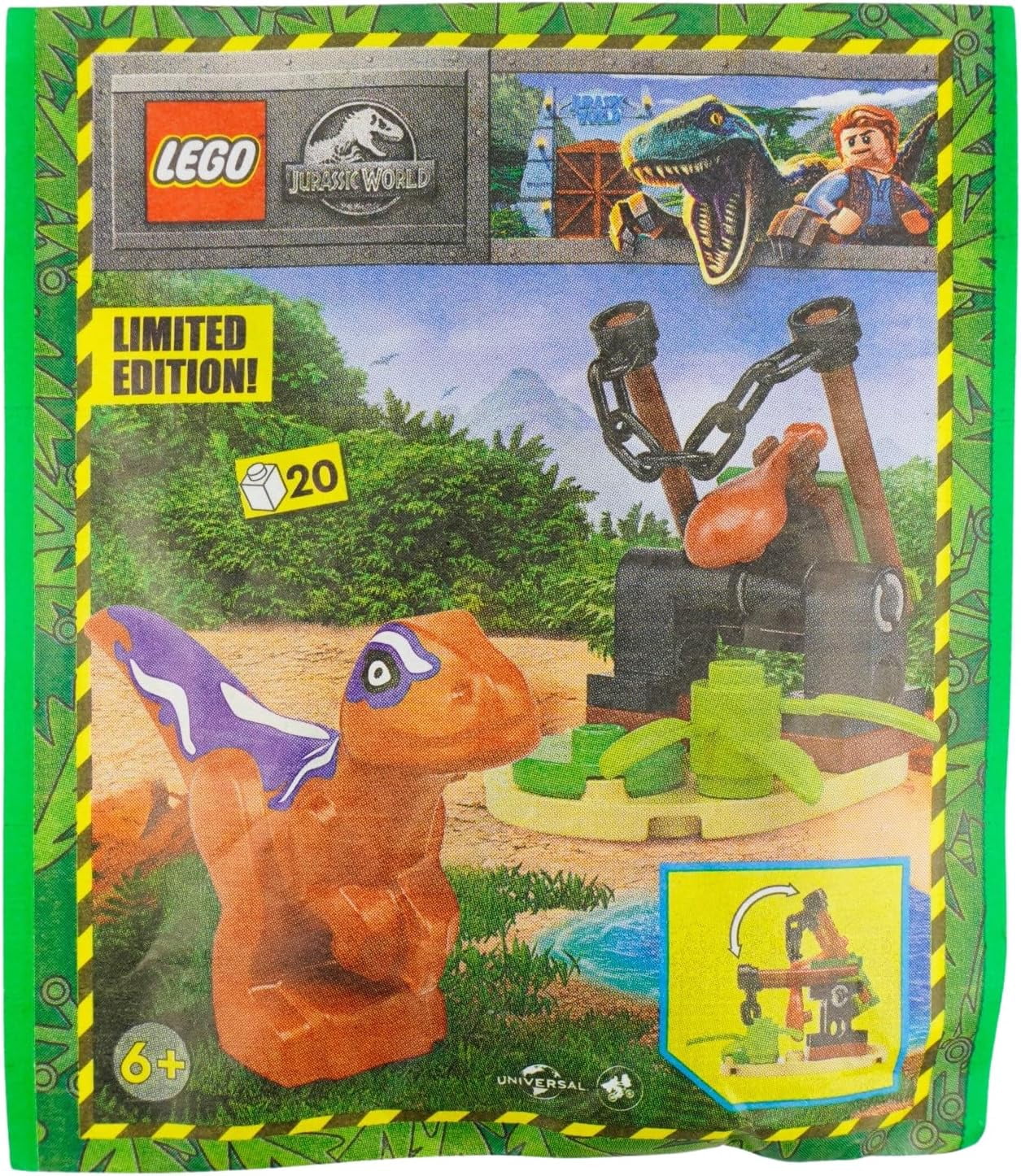 LEGO Jurassic World: Dino Trap with Baby Raptor and Bait