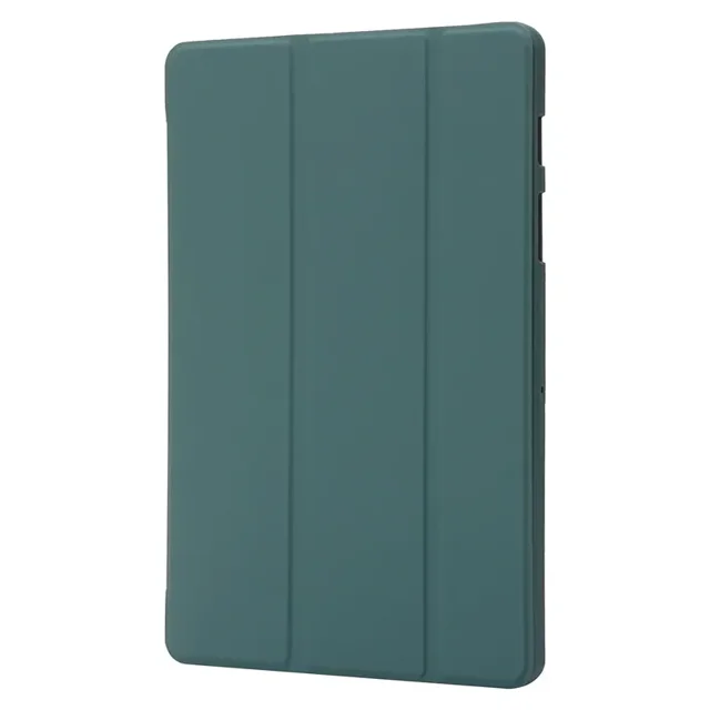 For Samsung Tab A9 Plus Case PU Leather Soft Silicone Back Stand Tablet Shell For Funda Galaxy Tab A9 A9 Plus Case Cover Coque dark green Tab A9 (8.7 inch)