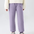 thumbnail image 2 of Girls Dress Pants, Versatile Sanitary Pants with Bellbottom Style for Casual Outings, 2 of 6
