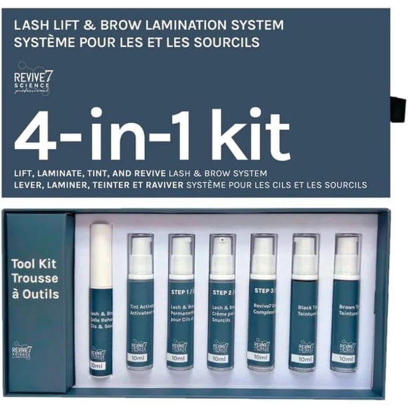 Professional 4-in-1 Kit: Lash Lift, Brow Lamination, Tint & Revive