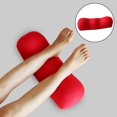 thumbnail image 4 of Oreiller Traversin pour Jambes, Genoux, Bas du Dos en Mousse Mémoire, Oreiller Demi-Rouleau, Idéal comme Oreiller sous le Genou, Oreiller pour Repose-Jambes, Oreiller - Rouge, 4 of 6
