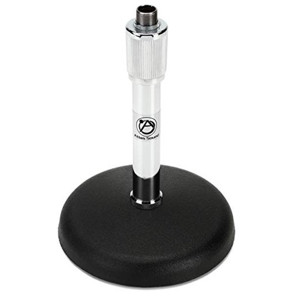 Atlas Sound DS7 Adjustable Height Desktop Microphone Stand - Chrome