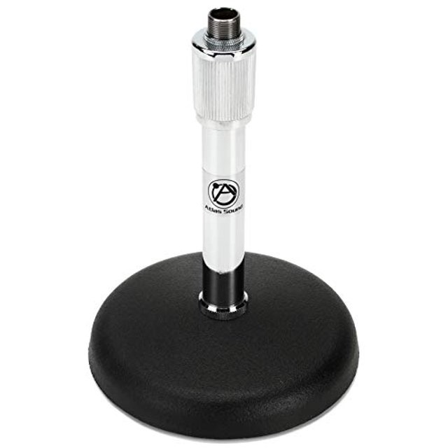 Atlas Sound DS7 Adjustable Height Desktop Microphone Stand - Chrome