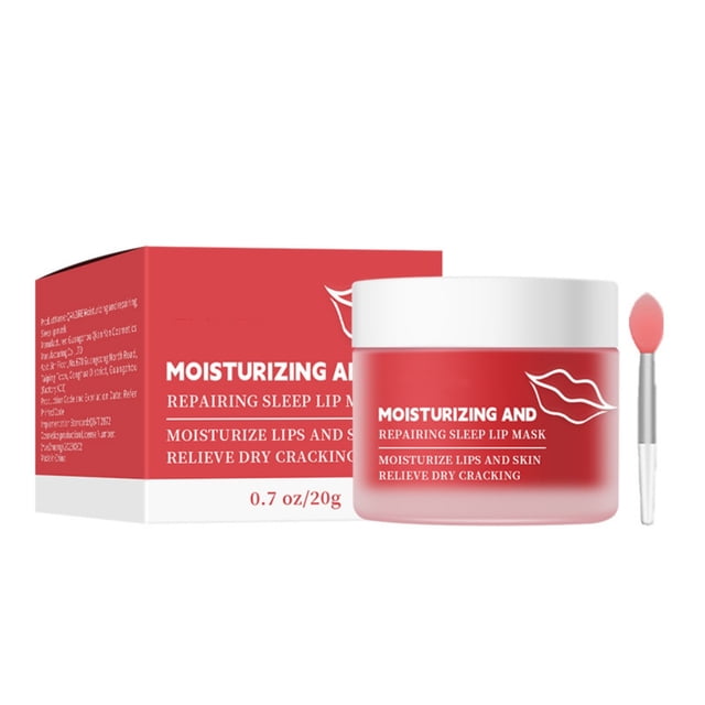 Gommage pour les Lèvres Soin des Lèvres Exfoliant Hydratant Doux avec Brosse à Lèvres