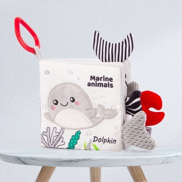 IROINID Pretend Play Toys for Toddlers Dress Up,Educational Toy for 1 Year Boys Girls,So-ft Cloth Book Crinkle Book for Baby,Montessori Toys 0-6-12 Months,Forest Animals Cloth Book,Baby Boy Girl Gift