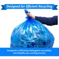 thumbnail image 4 of Reli. Supervalue 40-45 Gallon Recycling Bags | 200 Count | Blue Trash Bags | Made In The Usa, 4 of 5