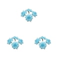 thumbnail image 4 of Decodeary 50pieces Low Maintenance Soft Texture Fabric For Albums And Decorations Realistic Appearance Fiber Wide Application Light Blue 4.5cm 3Set, 4 of 6