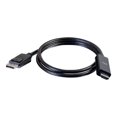 thumbnail image 1 of C2G 10ft DisplayPort to HDMI Cable - DP to HDMI Adapter Cable - DisplayPort 1.2 HDMI 2.0 - 4K 60Hz - M/M - Adapter cable - DisplayPort male to HDMI male - 10 ft - black - active, 4K support, 1 of 6