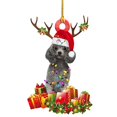 thumbnail image 1 of Christmas Dog Decorations Pendant Hanging Ornament Gift Party For  Tree Unique Design Multicolor Pendants 6Pcs, 1 of 12