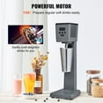 thumbnail image 2 of KFFKFF Milkshake Creator, 375W Power, Single Spindle Beverage Mixing Unit, Smart LED Microswitch, 3-Speed Functionality, Includes 820 ml Metal Cup, 2 of 9