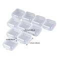 thumbnail image 2 of WIFKLSIIPG 50 Pack Small Clear Beads Storage Containers Box Lid for Storage of Small Items Crafts Jewelry Hardware 1.37*1.37 In(White), 2 of 8