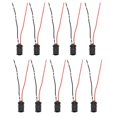 thumbnail image 3 of 10Pcs Car Bulb Socket, Soft Male Light Bulb Connector Socket Holder for Car Bikes, 3 of 8