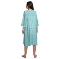 thumbnail image 4 of Moomaya Chemise de Nuit d'Allaitement en Coton Imprimée pour Femmes, 4 of 6