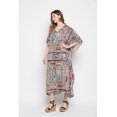 thumbnail image 3 of Oussum Robes Caftans pour Femmes Grande Taille en Polyester Imprimé Long Caftan Maxi en Ligne, 3 of 7