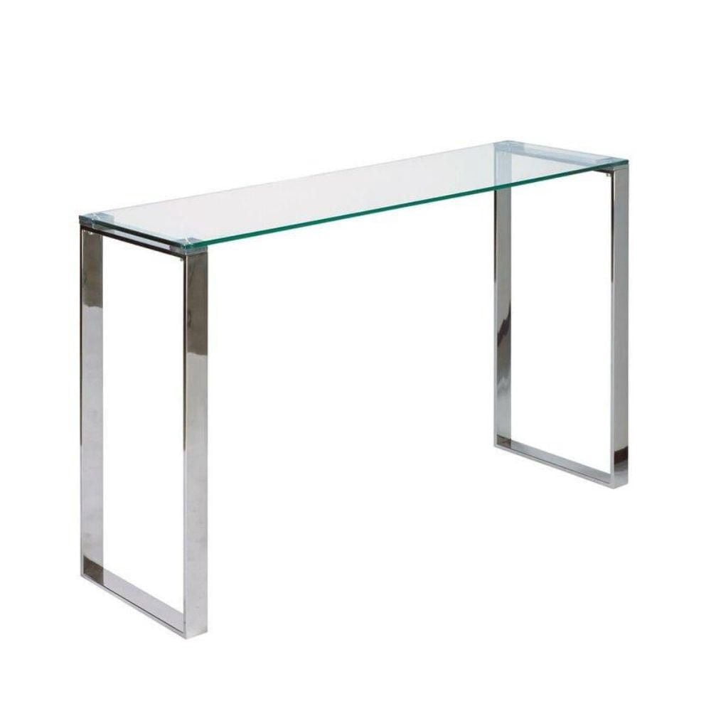 Table console en verre