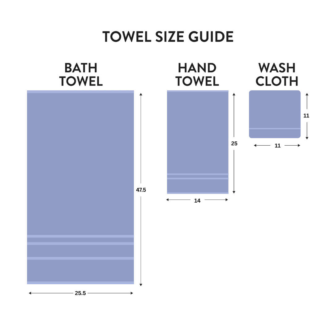 Mainstays Solid Hand Towel, 14" x 25", cotton/polyester blend, bleach-safe, Blue
