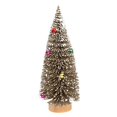 thumbnail image 1 of Yinanstore Tabletop Artificial Christmas Tree Christmas Gift Art Crafts Decorative Mini Christmas Tree Desktop Xmas Tree for Shelf Table Dark Gold 15cm, 1 of 8