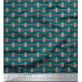 thumbnail image 1 of Soimoi Silk Fabric Geometric Small Print Fabric by Yard 42 Inch Wide, 1 of 3