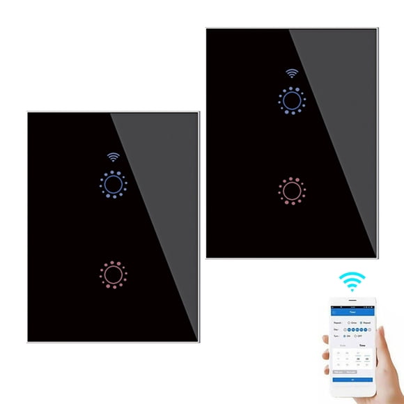 2-Way Wi-Fi Smart Switch Light Switch Voice Control, Remote Control,
