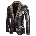 thumbnail image 1 of Birdeem Veste de Complet Décontractée pour Homme, Automne et Hiver, Mode, Personnalité, Paillettes, 1 of 1