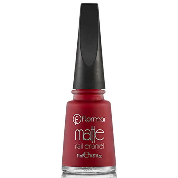 Flormar Matte Intensely Pigmented and Matte Appearance Nail Polish M08 Luxurious Cerise