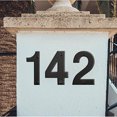 thumbnail image 4 of Penkiiy 4.7 Inch Black Metal Numbers , Modern Metal House Numbers, Black Door Numbers, Outdoor Mailbox Numbers, Metal Black House Address Letters and Numbers for House Office Apartment Outside, 4 of 7