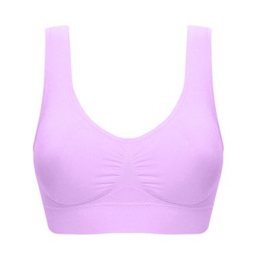 EGNMCR Women's Sports Bra , Curvy Bra, Moderate Support Bra, Low Cut Sports Bra for Women, Yoga Bra Wireless Underwear