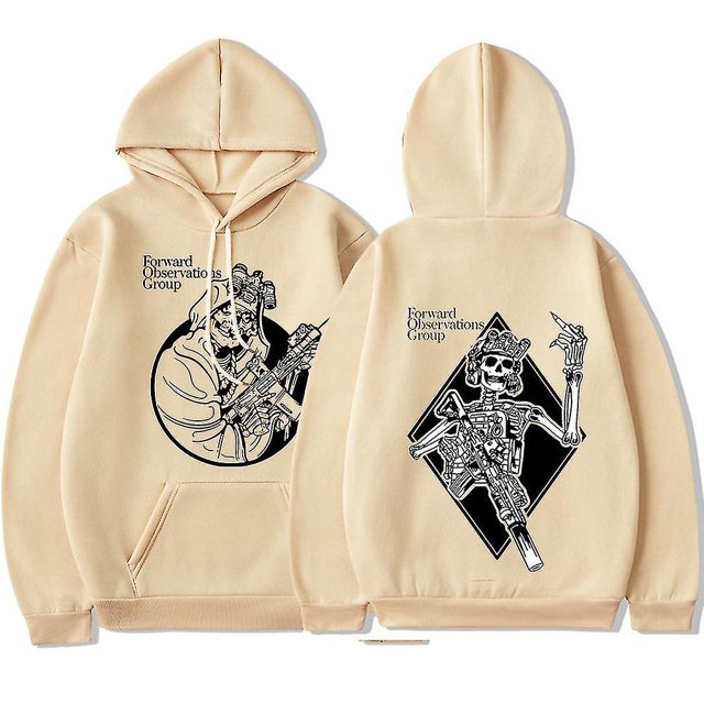 Gbrs Forward Observations Group Hoodie Punk Skeleton Hoodie Shirt Tops