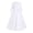 White, variant on Xnihocha Kids Girls Floral Lace Pageant Dress Wedding Party Bridesmaid Dress Junior Prom Tutu Ball Gown White 8