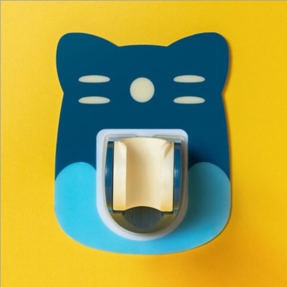 Cartoon Free Shower Holder Blue