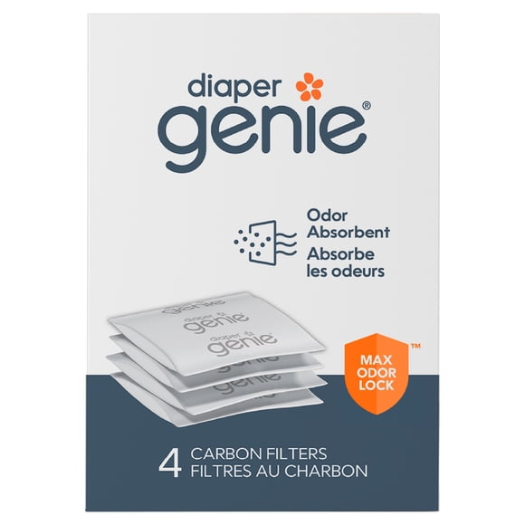 Filtres au charbon Diaper Genie, paquet de 4
