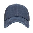 thumbnail image 4 of Unisex Men Women Solid Color Sun Hat Adjustable Baseball Cap Hip Hop Hat, 4 of 4