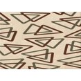 thumbnail image 1 of Ahgly Company Tapis d'Intérieur Lavables à la Machine, Rectangle Transitionnel, Zone Or Vanille, 5' x 8', 1 of 7