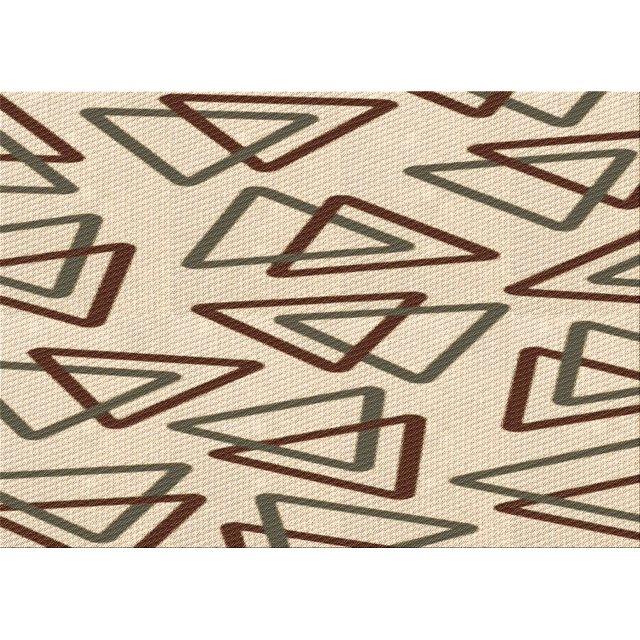 Ahgly Company Tapis d'Intérieur Lavables à la Machine, Rectangle Transitionnel, Zone Or Vanille, 5' x 8'