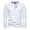L-White, variant on Mens Fashion Simple Leisure Designer T Shirts for Men Button Pullover Long Sleeved Pizza Planet Shirt T Shirt