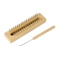 thumbnail image 1 of yuksok Rectangular Knitting Loom Long wood Weaving Loom Set for Knitting Lovers, Scarf, 1 of 9