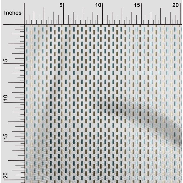 oneOone Viscose Jersey Fabric Line Block Printed Craft Fabric BTY 60 Inch Wide