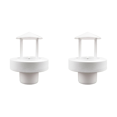 thumbnail image 1 of 2X Floating Mist Dispenser Ultrasonic Humidifier Generators Nebulizer Water Fountain Mist Maker(White), 1 of 6