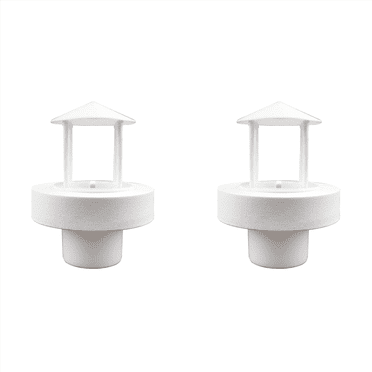 2X Floating Mist Dispenser Ultrasonic Humidifier Generators Nebulizer Water Fountain Mist Maker(White)