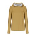thumbnail image 4 of Timegard Womens Hoodies Plus Size Long Sleeve Thumb Hole Pullover Fall Casual Solid Color Comfy Tops, 4 of 5