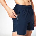 thumbnail image 4 of Diufon Mens Hiking Cargo Shorts Spring Summer Casual Elastic Waist Drawstring Outdoor Sport Shorts with Pockets, 4 of 7