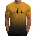 thumbnail image 4 of LUOGENLI T-shirts pour Homme pour Hommes T-Shirt Dégradé 3D à Manches Courtes Col Rond T-Shirt Vintage T-shirts pour Homme T-Shirt Graphique Pâques 4TG T-shirts pour Hommes T-shirts Graphiques Saint-Valentin Jaune G, 4 of 4
