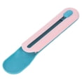 thumbnail image 2 of Cat Treat Squeeze Spoon, PP Plastic Exquisite Convenient Cat Snack Spoon Reliable  For Watering For Cats Pink Spoon With Blue Handle, 2 of 8