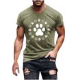 thumbnail image 2 of LSLJS T-Shirt Long Sleeve Round Neck Color Match Mode Imprimé Automne, Men's Athletic Shirts & Tees Gifts for Men, 2 of 5