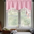 thumbnail image 4 of WKWeiS Elegant Fringed Window Curtains Patterned Rod Panels Stylish Short Drapes for Home Decor Clearance Deals, 4 of 6