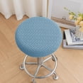thumbnail image 1 of 14 Inch Kitchen Stool Covers Bar Stool Covers Round Round Seat Covers For Stools Barstool Covers Bar Chair Cover Bar Stool Seat Cover, Light Blue(1PCS), 1 of 6